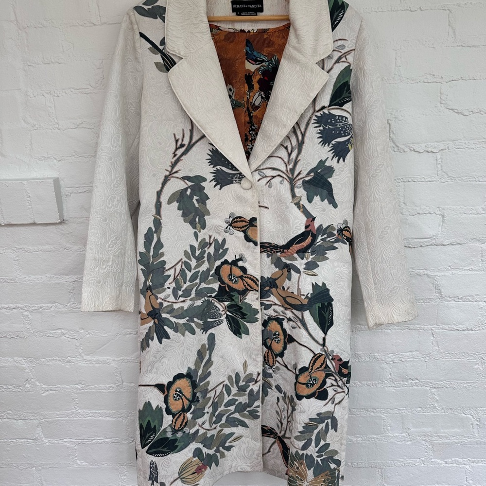 Floral Patterned Coat